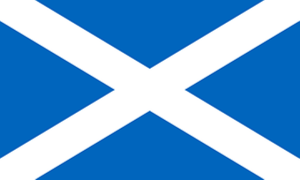 Image is of Scotland Saltire flag