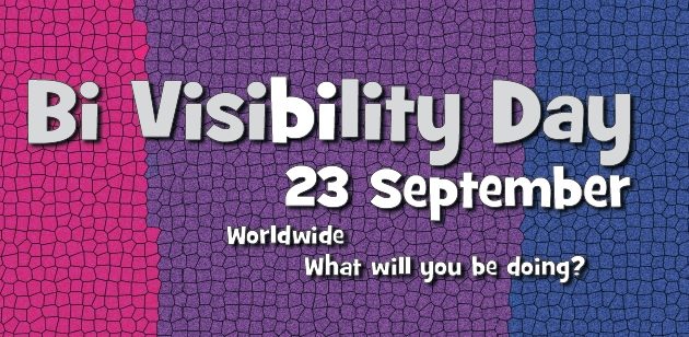 Image of Bi-Visibility Day marking beginning of Bisexual Awareness Week 2018