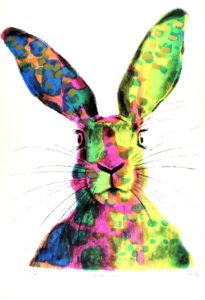 Image of Mad March Hare in watercolors