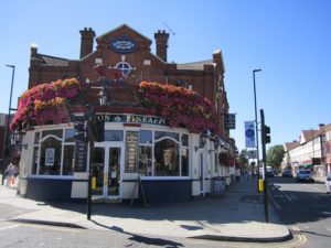 Image of famous Acton pub The Lion & Pineapple
