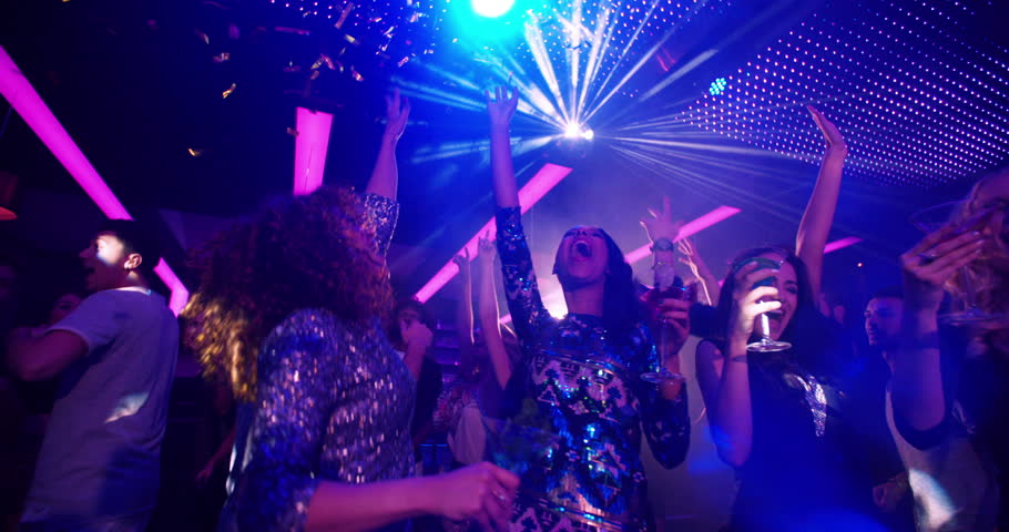 Image of Disco Dancing women, all part and parcel of an Escort Lifestyle 