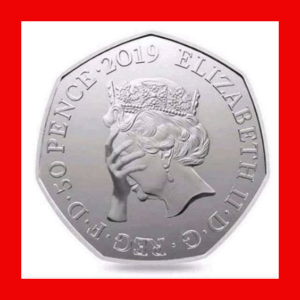 Image of 50 pence piece, the cost per minute of Erotic Audio Stories from fun50couple