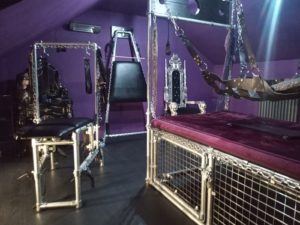 BDSM dungeon playroom belonging to North East Mistress Orchid, the #TeesValleyMistress