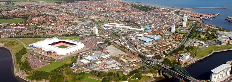 City of Sunderland from the air