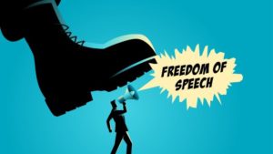 Twitter boot squashing freedom of speech