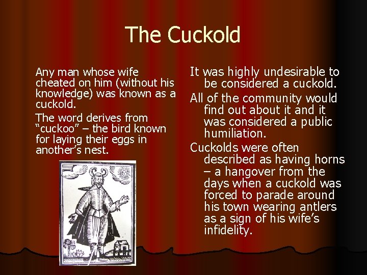History of term cuckold