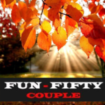 Sunlight with Autumn leaves & fun50couple logo