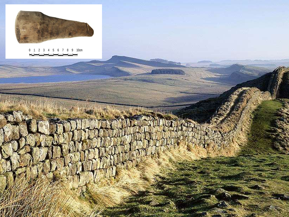 Roman Sex Toy and Hadrian's Wall, North East England