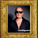 fun50geeze headshot in gilt frame