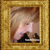 fun50minx face in gilt frame