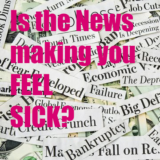 Image of bad news headline cuttings